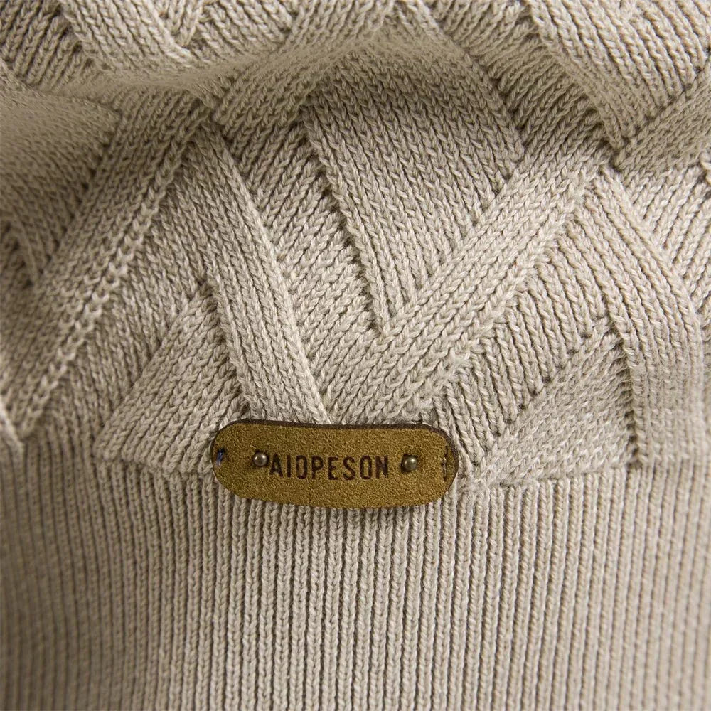 Theodor Herrepullover med rhombemønster
